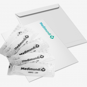 Verpakking van 5 Medimundi FFP2mondmaskers